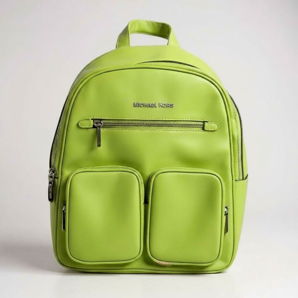 Michael Kors Vibrant Green Backpack